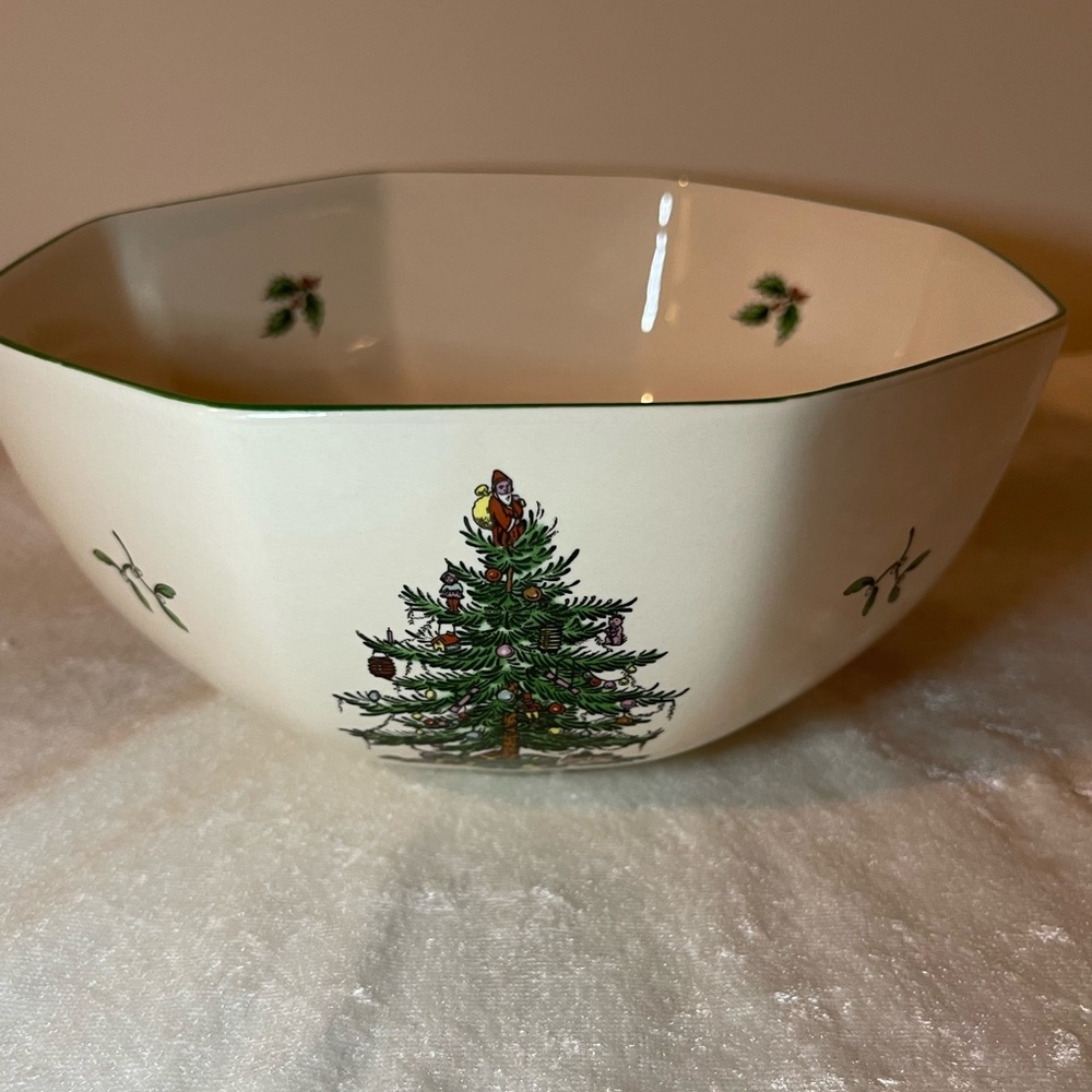 Spode Octagonal 7”Bowl - Picture 3 of 5